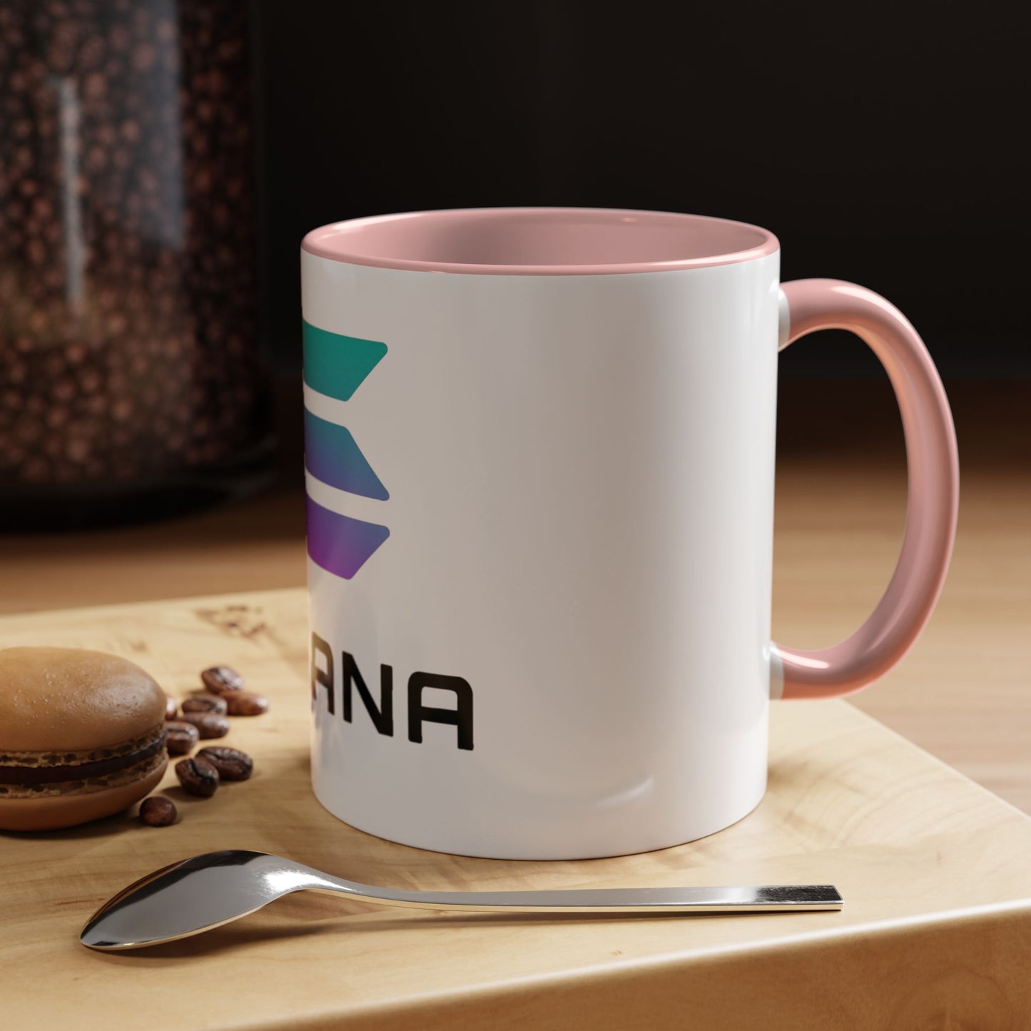 Solana Accent Coffee Mug - Perfect for Crypto Lovers, Stylish Drinkware, Gift for Tech Enthusiasts, Unique Office Accessories, Modern [...]