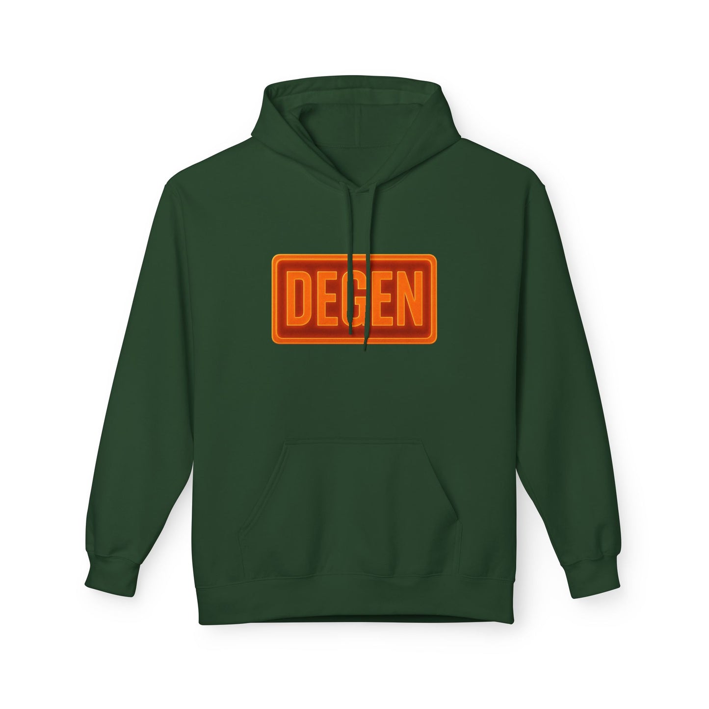 Degen Collection Stylish Unisex Fleece Hoodie with DEGEN Design, Cozy Fashion, Casual Wear, Gift Idea, Comfy Layering