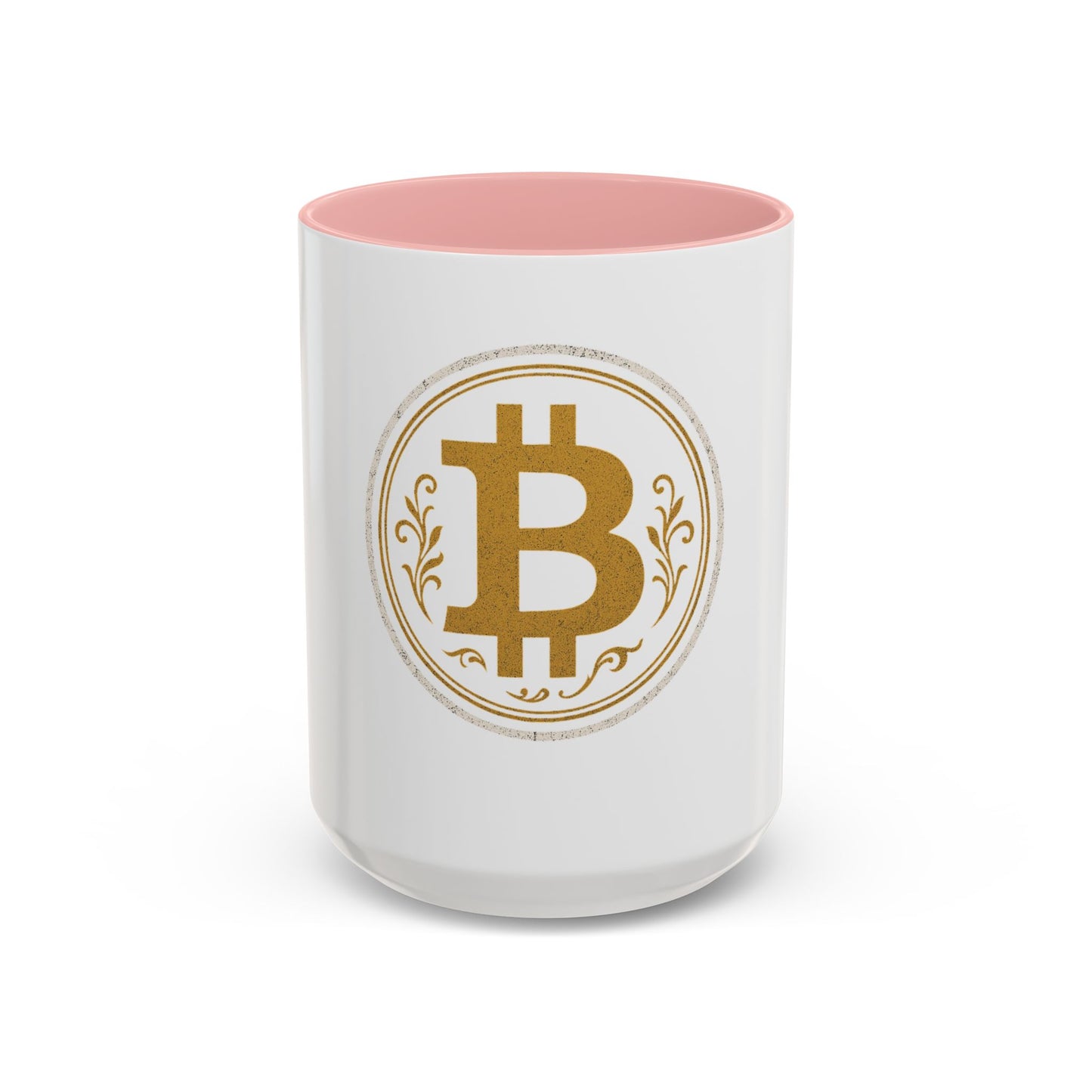 Bitcoin Accent Coffee Mug, Cryptocurrency Gift, Office Mug, Personalized Coffee Cup, Digital Currency Lover