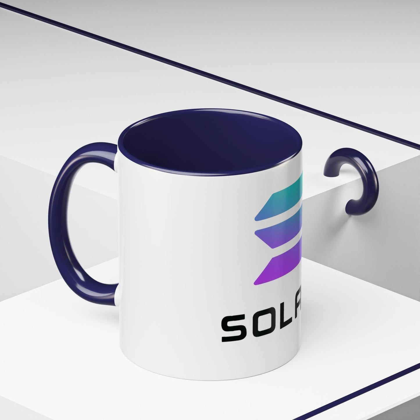 Solana Accent Coffee Mug - Perfect for Crypto Lovers, Stylish Drinkware, Gift for Tech Enthusiasts, Unique Office Accessories, Modern [...]
