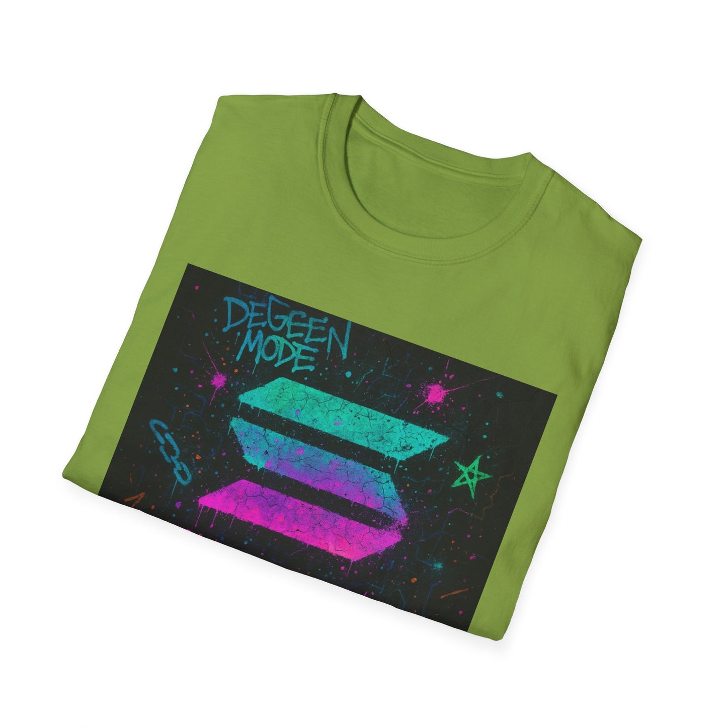 Vibrant Graphic Tee - 'Solana Proof of History' Unisex Softstyle T-Shirt, Casual Wear, Gift for Crypto Enthusiasts, Everyday Fashion, [...]