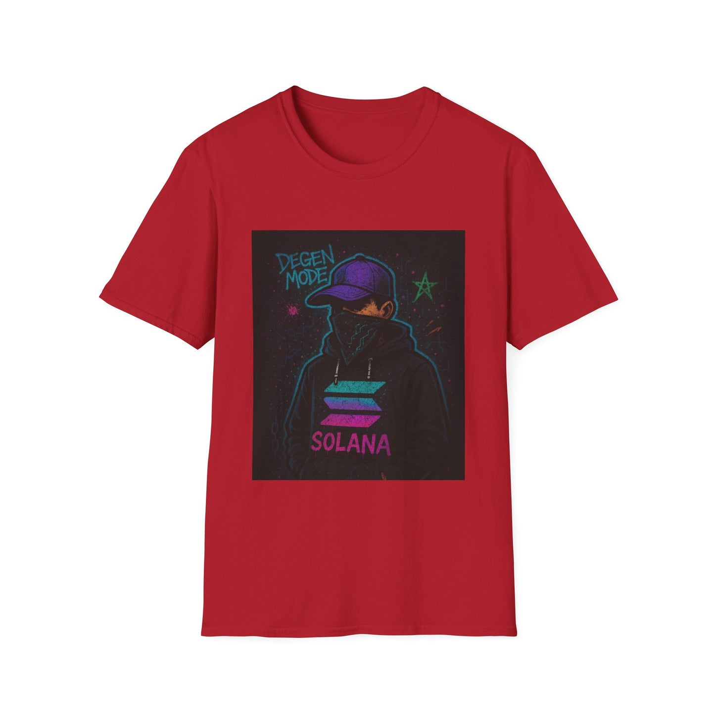 Degen Mode Graphic T-Shirt, Unisex Streetwear Tee, Cool Casual Outfit, Crypto Enthusiast Gift, NFT Fashion Top