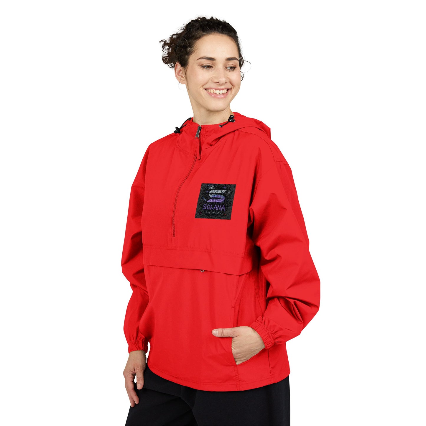 Solana Vibrant Packable Anorak Jacket for Adventurers, Lightweight Rain Gear, Camp Gear, Travel Jacket, Festival Apparel