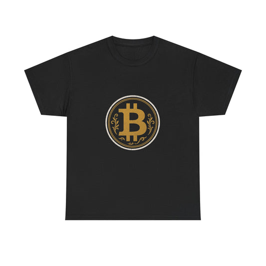 Bitcoin Graphic Tee for Crypto Lovers, Unisex Heavy Cotton Shirt, Perfect for Tech Enthusiasts, Gift for Birthdays, and Celebrations