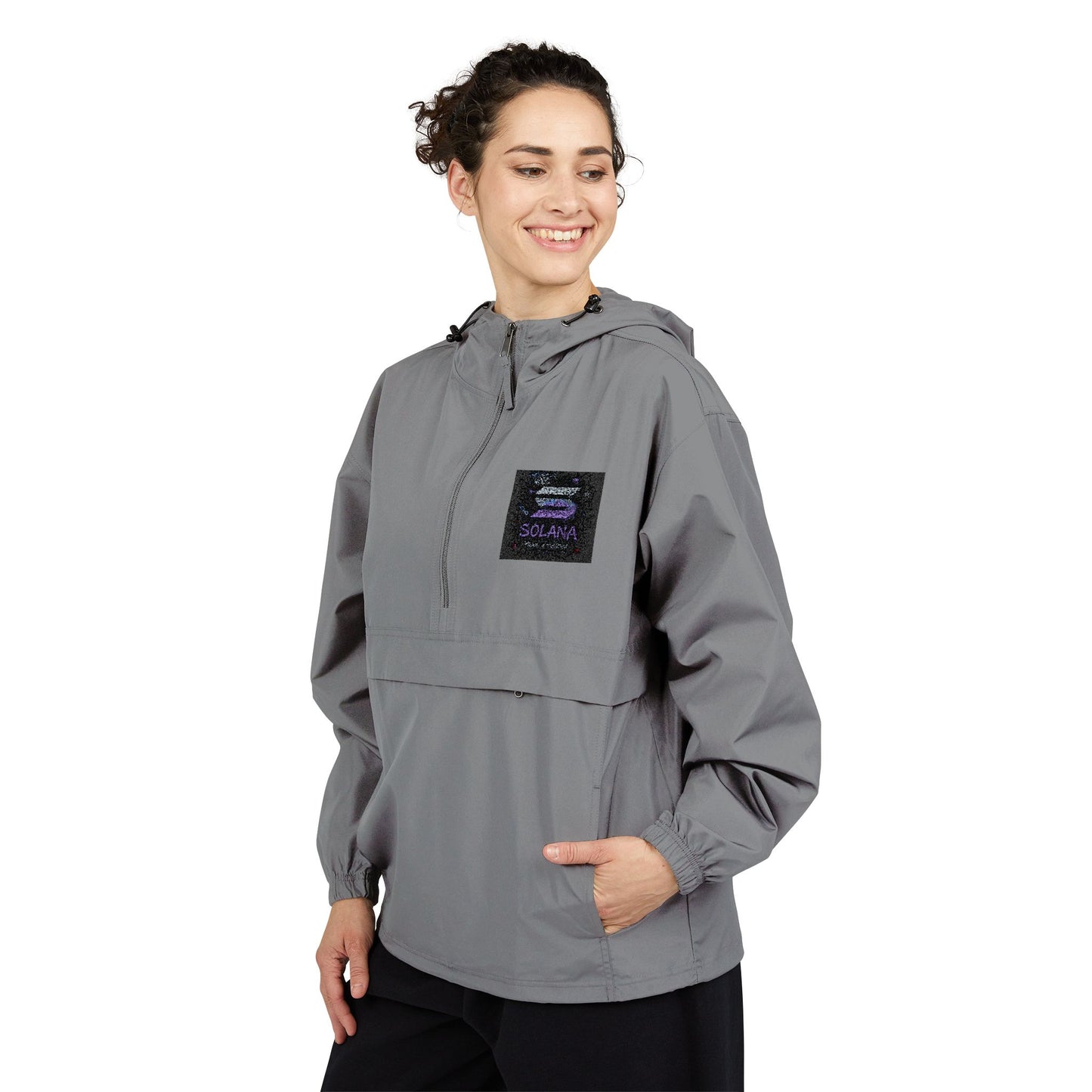 Solana Vibrant Packable Anorak Jacket for Adventurers, Lightweight Rain Gear, Camp Gear, Travel Jacket, Festival Apparel