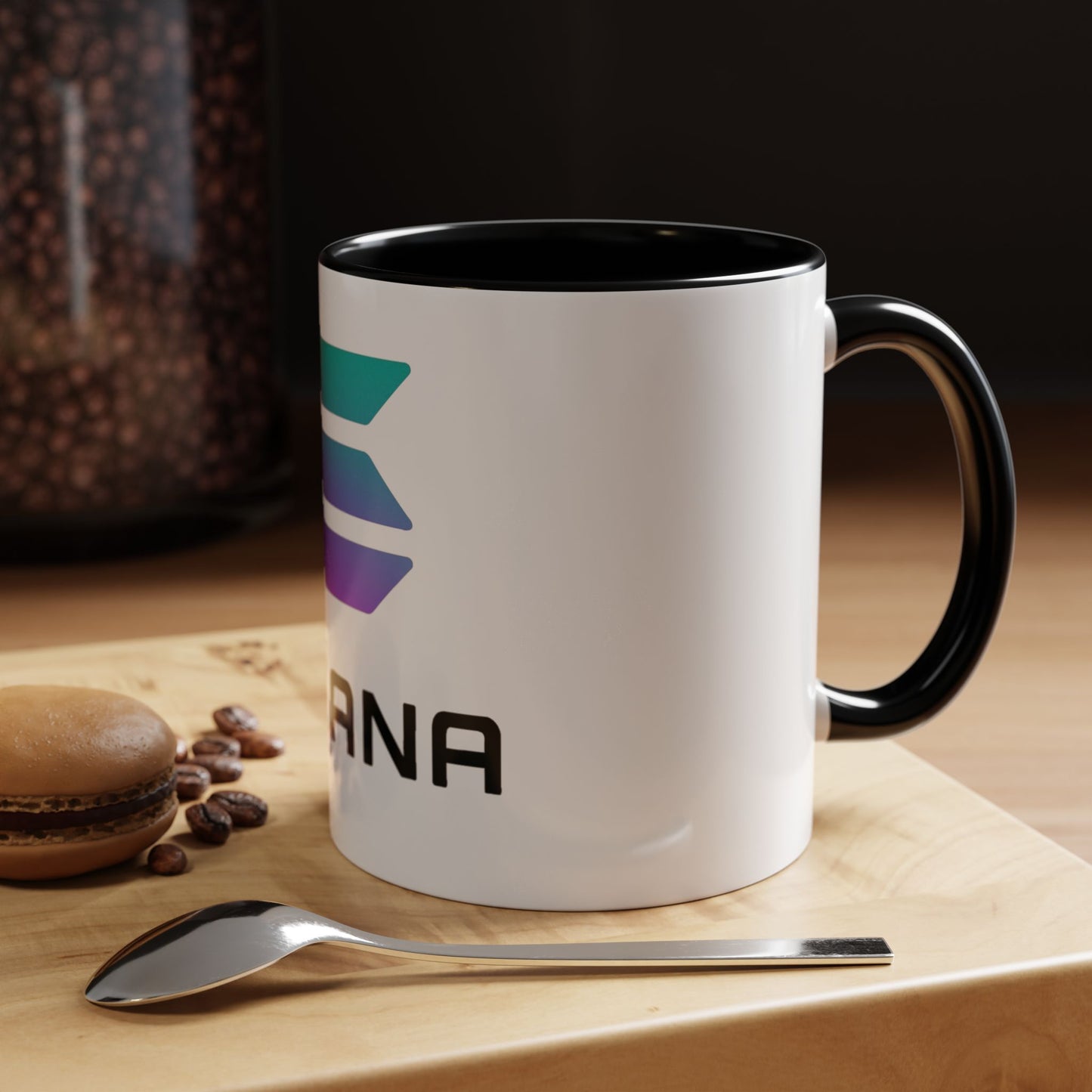 Solana Accent Coffee Mug - Perfect for Crypto Lovers, Stylish Drinkware, Gift for Tech Enthusiasts, Unique Office Accessories, Modern [...]