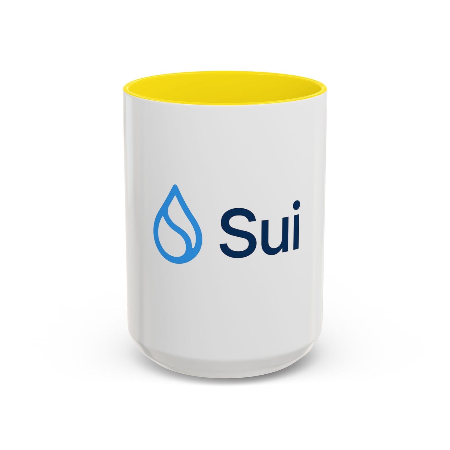 SUI Stylish Accent Coffee Mug - Unique Sui Logo Design, Perfect Gift for Coffee Lovers, Home, Office, or as a Fun Collectible