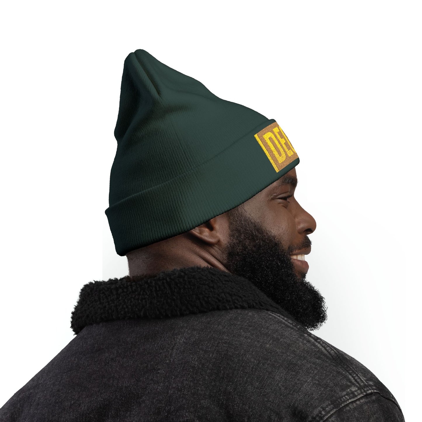 Stylish Knit Beanie with Embroidered 'DEGEN' | Warm Winter Hat, Unisex Beanie, Gift for Him/Her, Casual Headwear, Trendy Accessory