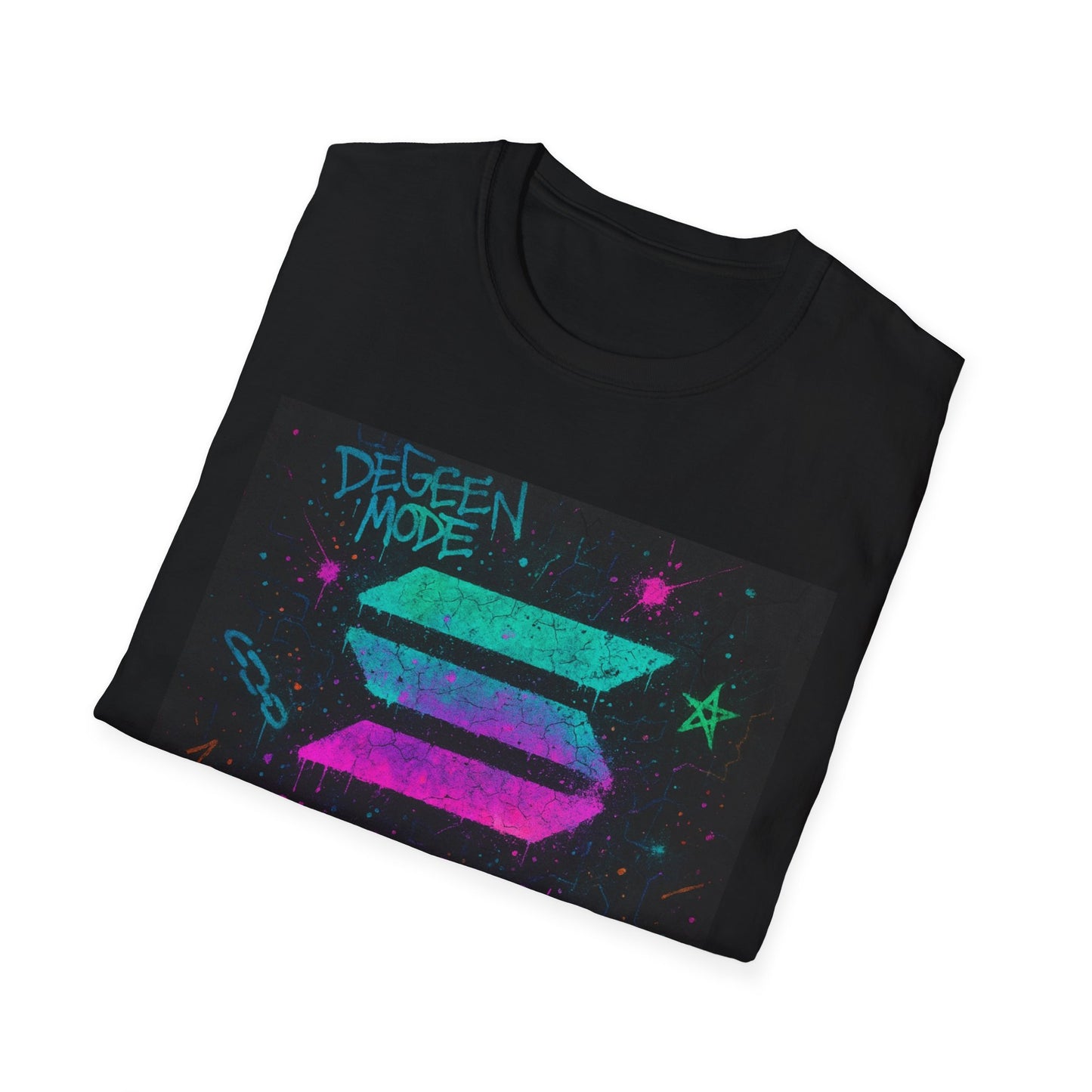 Vibrant Graphic Tee - 'Solana Proof of History' Unisex Softstyle T-Shirt, Casual Wear, Gift for Crypto Enthusiasts, Everyday Fashion, [...]