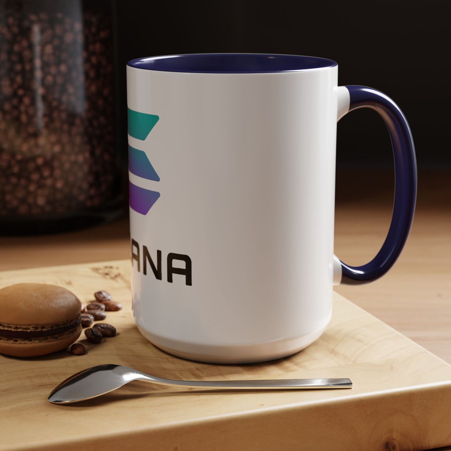 Solana Accent Coffee Mug - Perfect for Crypto Lovers, Stylish Drinkware, Gift for Tech Enthusiasts, Unique Office Accessories, Modern [...]