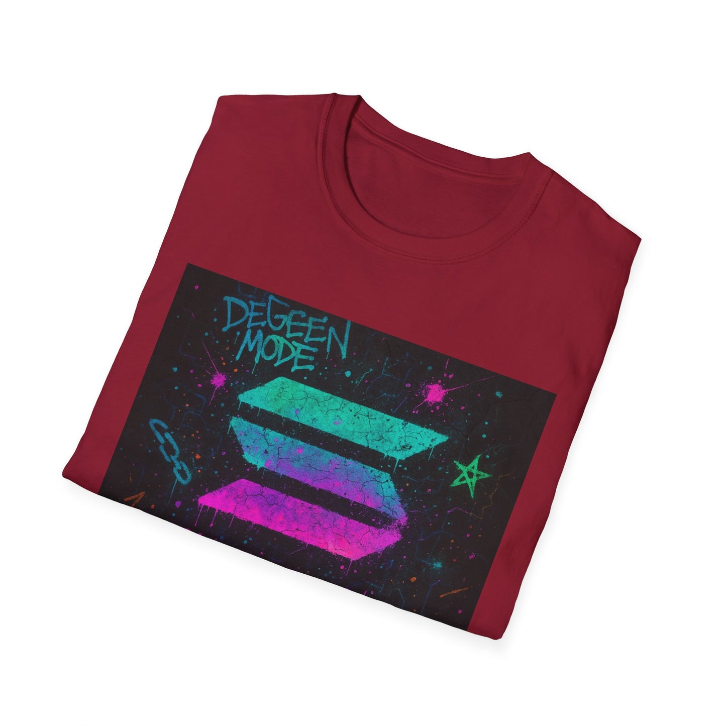 Vibrant Graphic Tee - 'Solana Proof of History' Unisex Softstyle T-Shirt, Casual Wear, Gift for Crypto Enthusiasts, Everyday Fashion, [...]