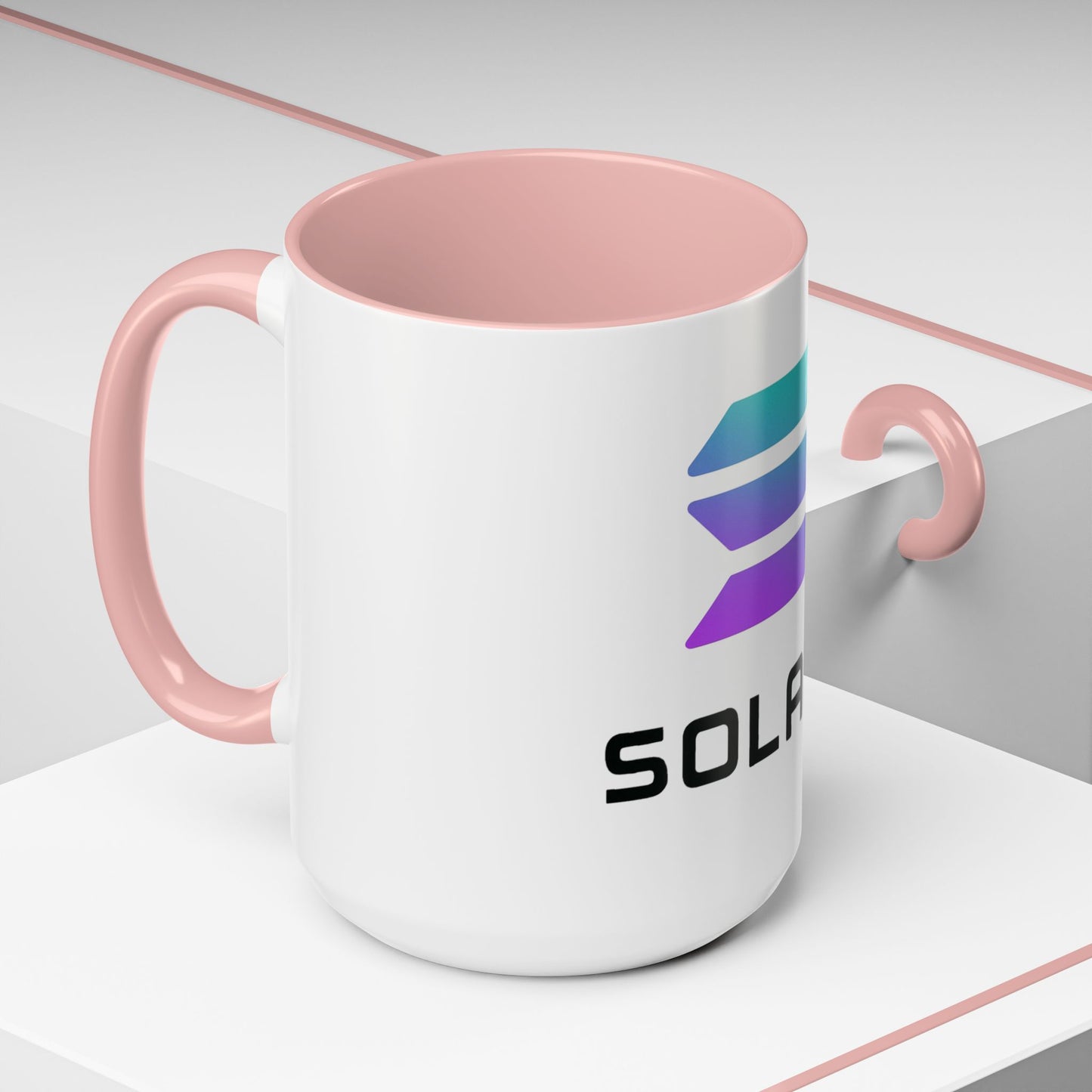 Solana Accent Coffee Mug - Perfect for Crypto Lovers, Stylish Drinkware, Gift for Tech Enthusiasts, Unique Office Accessories, Modern [...]