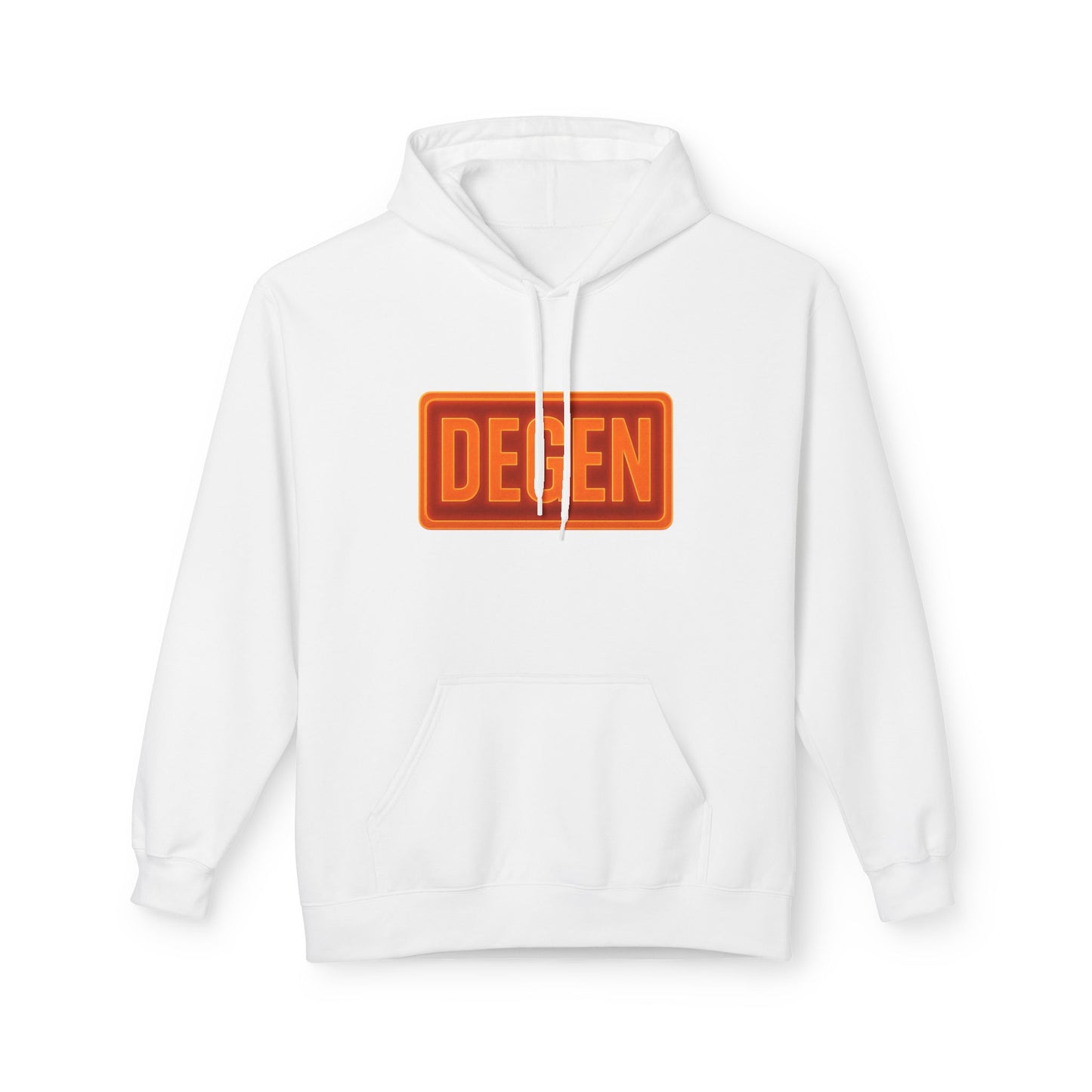 Degen Collection Stylish Unisex Fleece Hoodie with DEGEN Design, Cozy Fashion, Casual Wear, Gift Idea, Comfy Layering