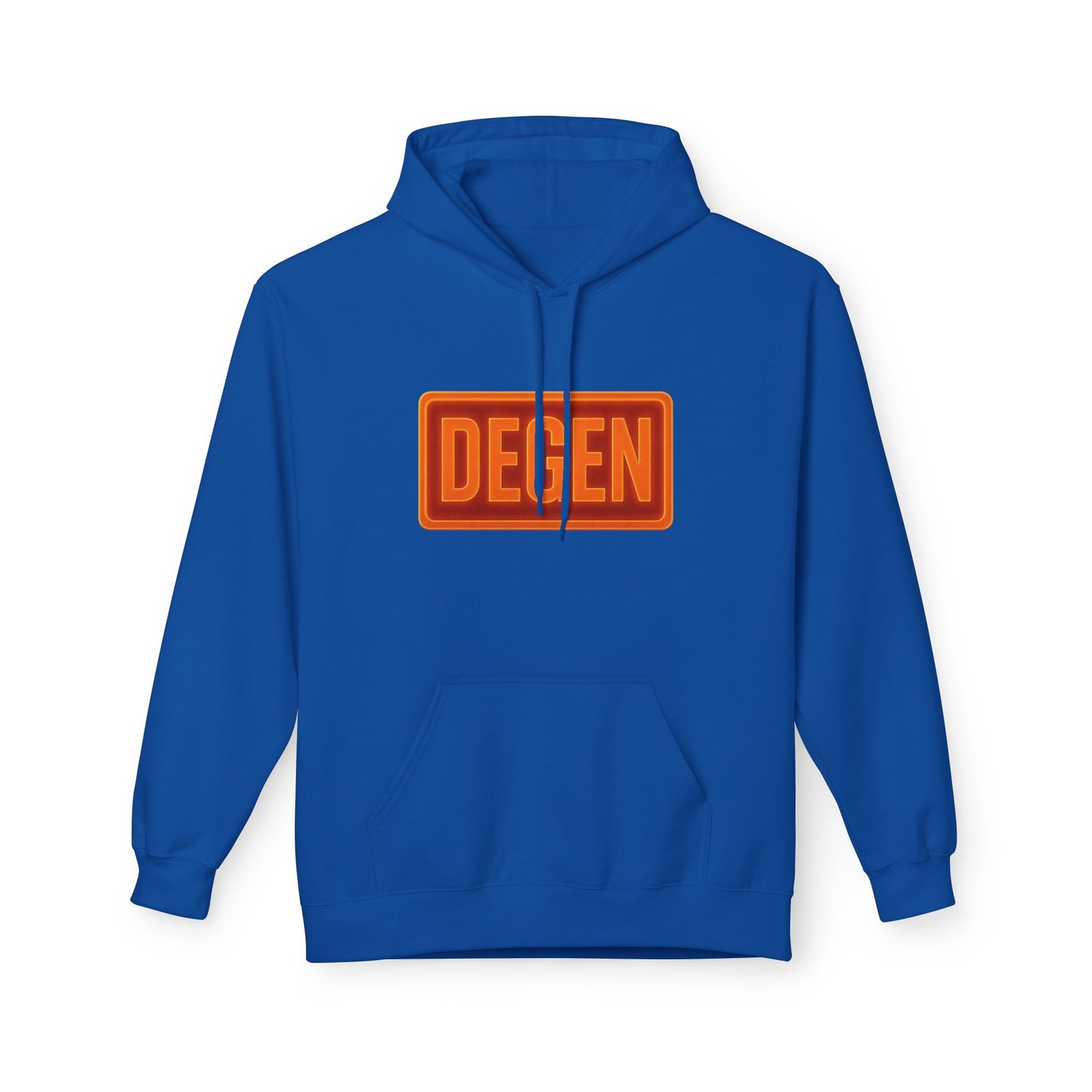 Degen Collection Stylish Unisex Fleece Hoodie with DEGEN Design, Cozy Fashion, Casual Wear, Gift Idea, Comfy Layering