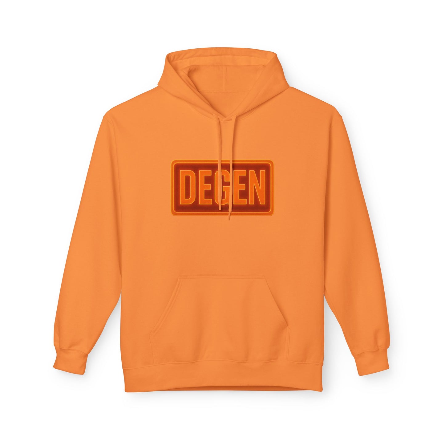 Degen Collection Stylish Unisex Fleece Hoodie with DEGEN Design, Cozy Fashion, Casual Wear, Gift Idea, Comfy Layering