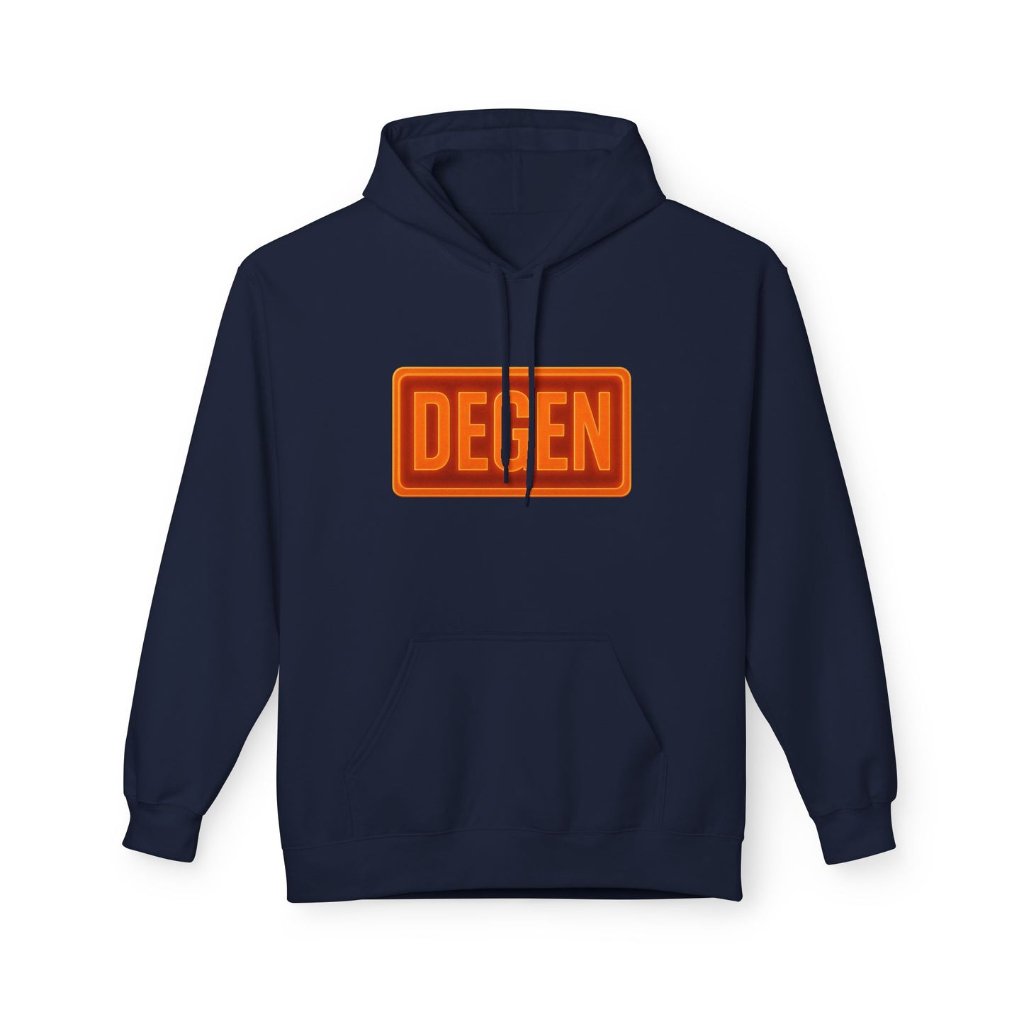 Degen Collection Stylish Unisex Fleece Hoodie with DEGEN Design, Cozy Fashion, Casual Wear, Gift Idea, Comfy Layering
