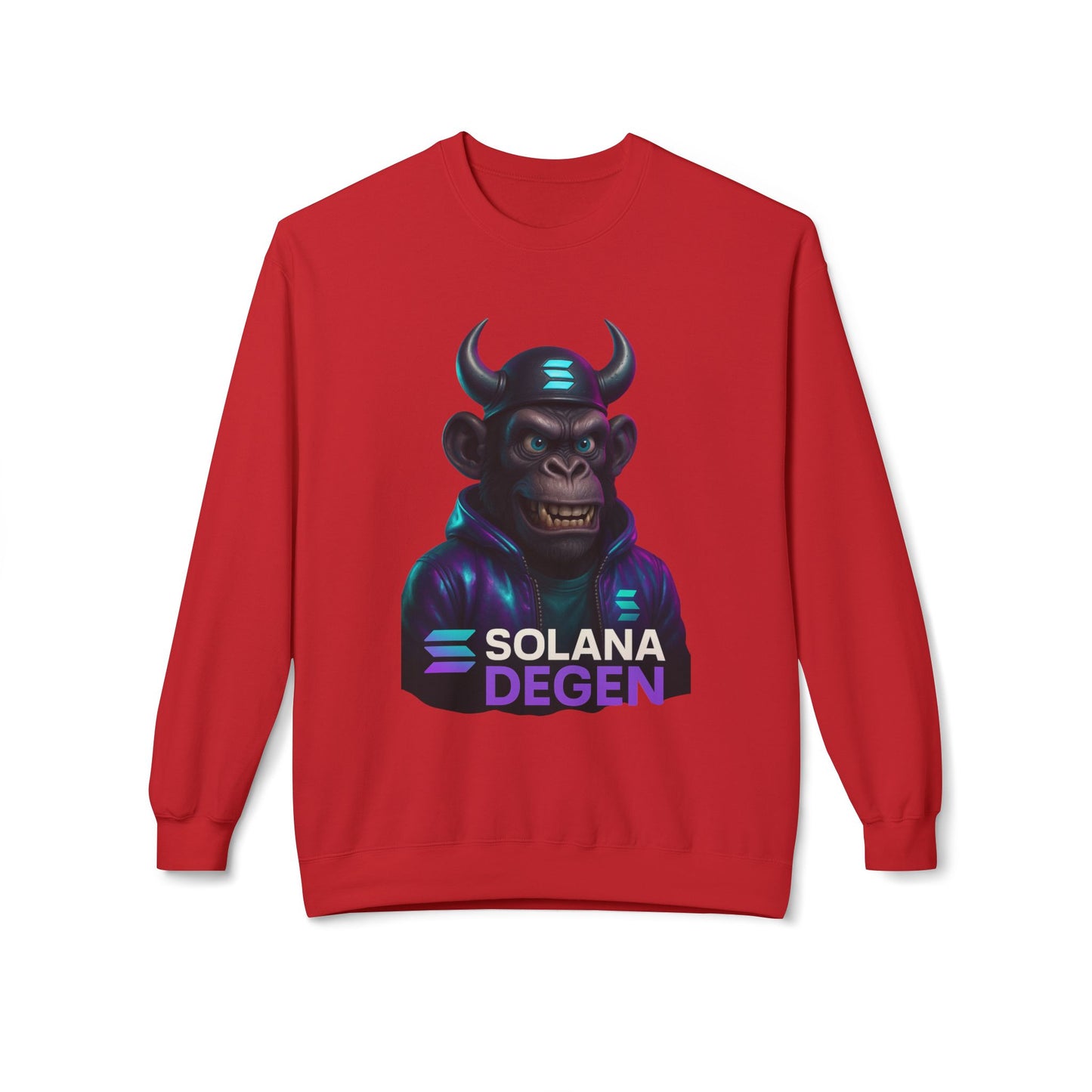 Solana Cool Graphic Sweatshirt for Crypto Enthusiasts | Perfect for Gifts, Casual Wear, Street Style, Gaming Events, Crypto Community