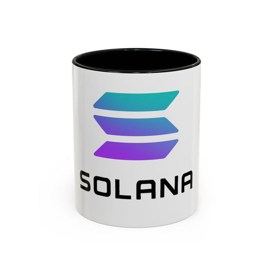 Solana Accent Coffee Mug - Perfect for Crypto Lovers, Stylish Drinkware, Gift for Tech Enthusiasts, Unique Office Accessories, Modern [...]