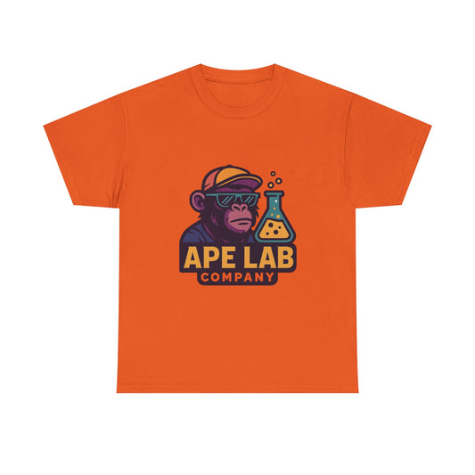 Ape Lab Company Unisex Heavy Cotton Tee - Fun and Stylish Tee for Science Lovers, Perfect for Casual Wear, Gifts, Birthdays, and Parties