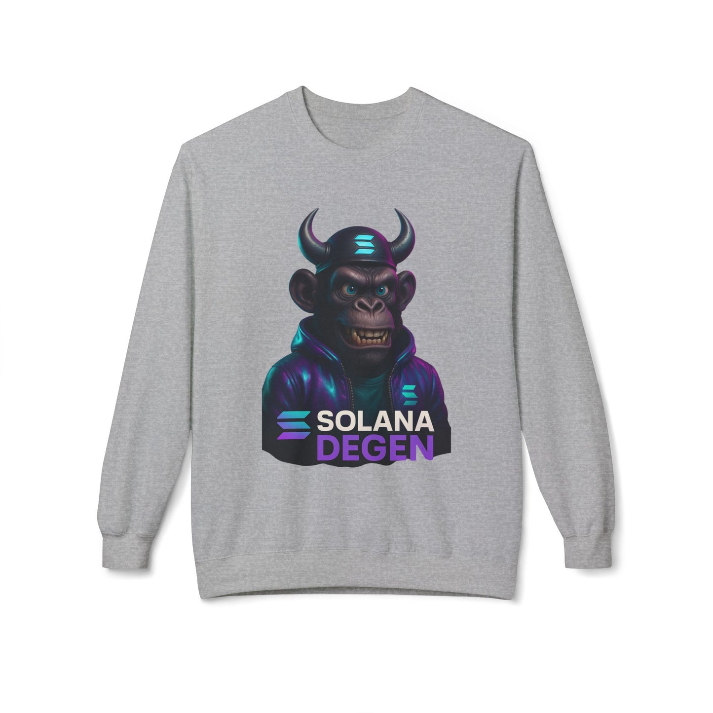 Solana Cool Graphic Sweatshirt for Crypto Enthusiasts | Perfect for Gifts, Casual Wear, Street Style, Gaming Events, Crypto Community