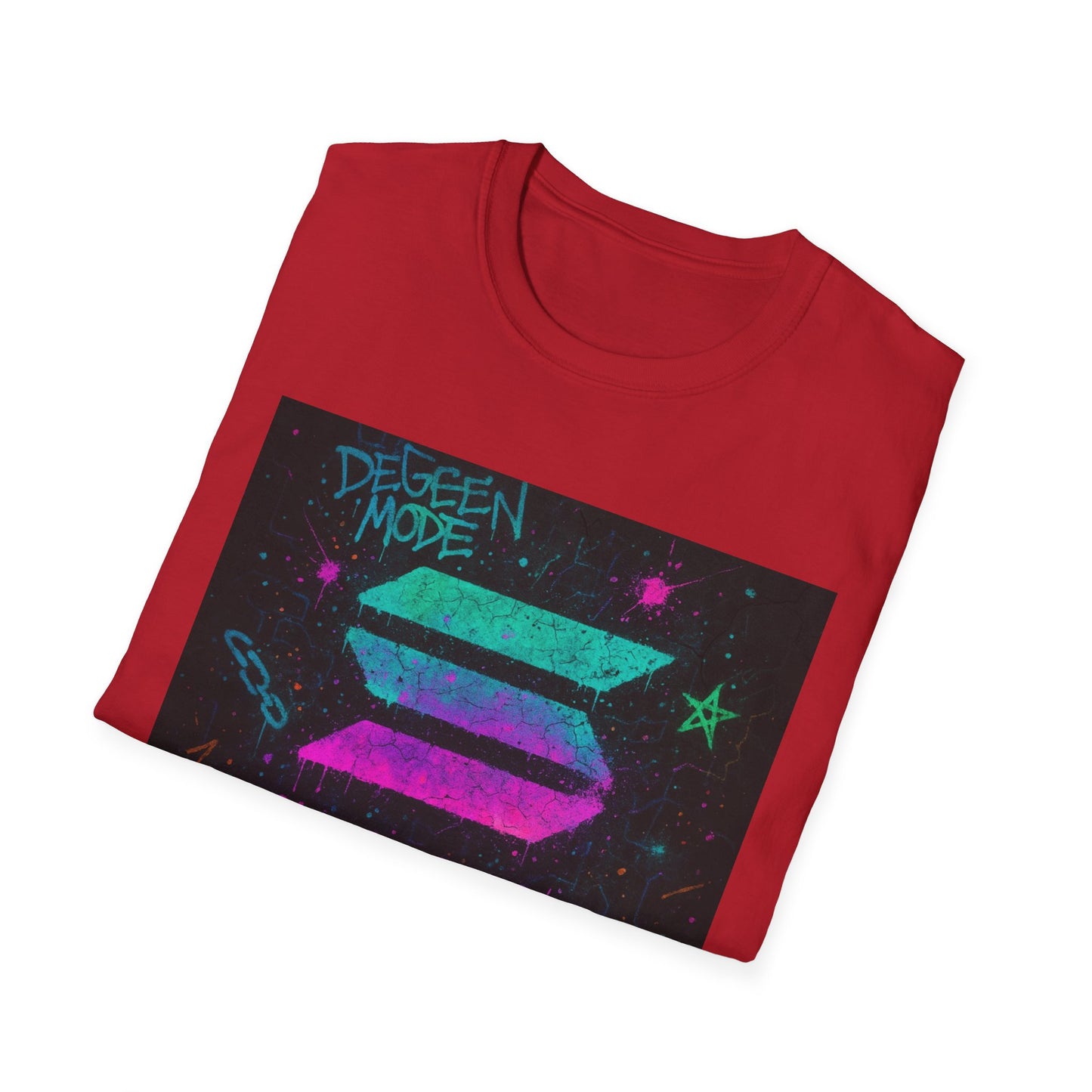 Vibrant Graphic Tee - 'Solana Proof of History' Unisex Softstyle T-Shirt, Casual Wear, Gift for Crypto Enthusiasts, Everyday Fashion, [...]