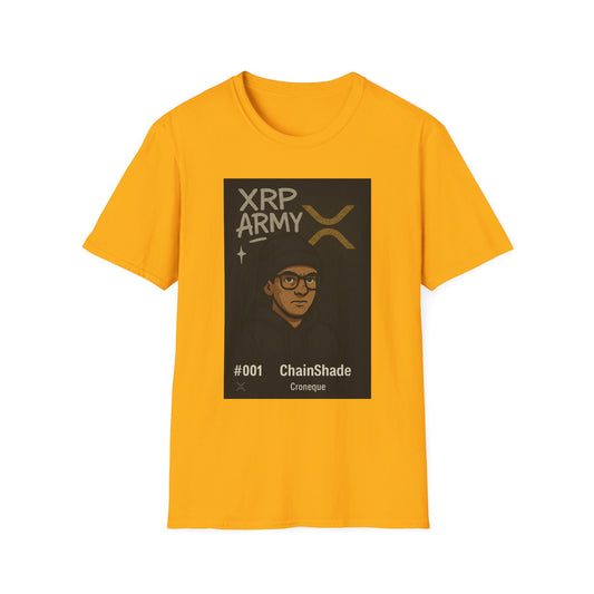 XRP Army Unisex Softstyle T-Shirt, Crypto Fashion Tee, Gift for Cryptocurrency Enthusiasts, Blockchain Apparel, Trendy Casual Wear