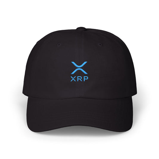 XRP Classic Dad Cap, Adjustable Baseball Hat for Men, Trendy Accessory for Crypto Lovers, Gift for Father's Day, Casual Outdoor Wear