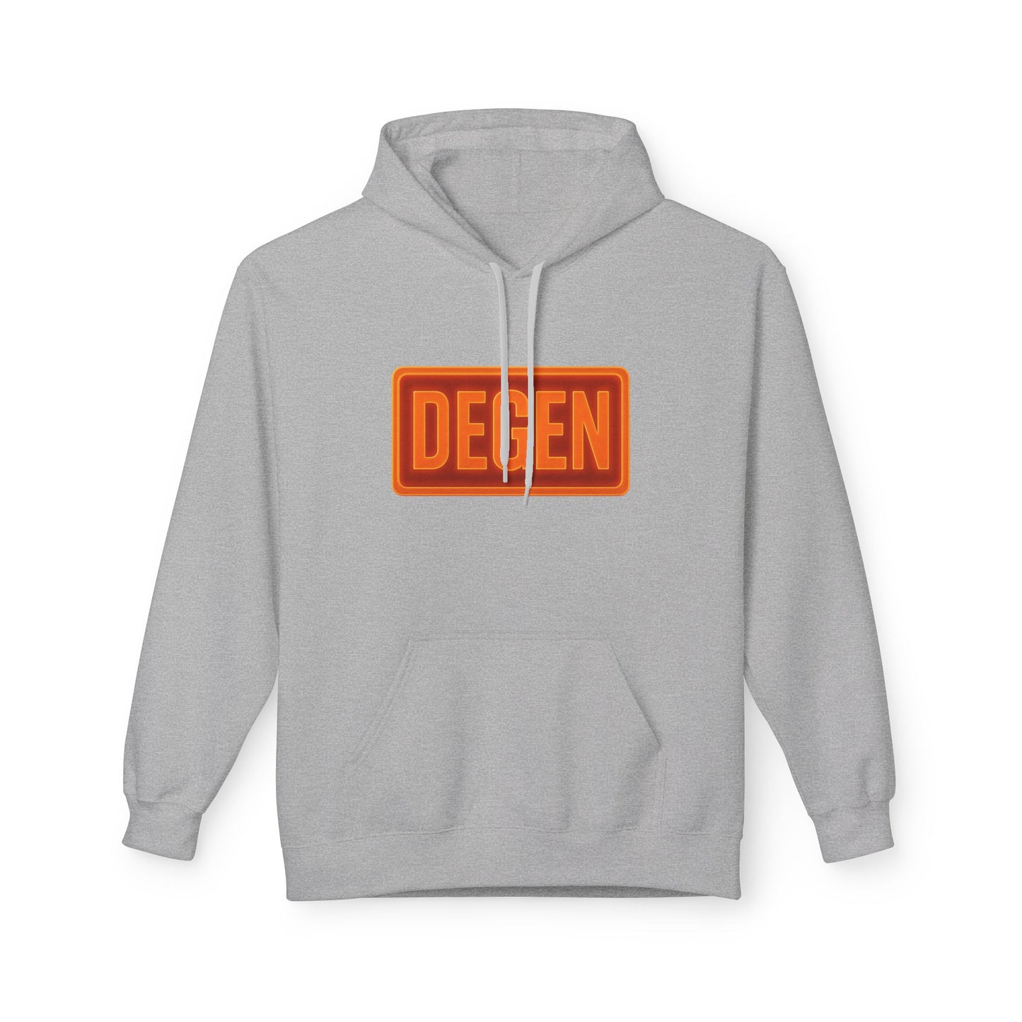 Degen Collection Stylish Unisex Fleece Hoodie with DEGEN Design, Cozy Fashion, Casual Wear, Gift Idea, Comfy Layering