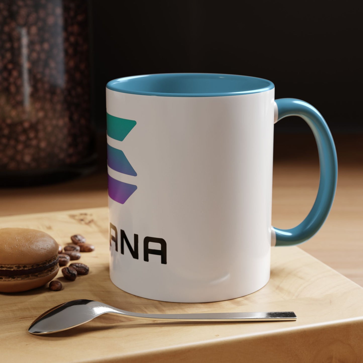 Solana Accent Coffee Mug - Perfect for Crypto Lovers, Stylish Drinkware, Gift for Tech Enthusiasts, Unique Office Accessories, Modern [...]