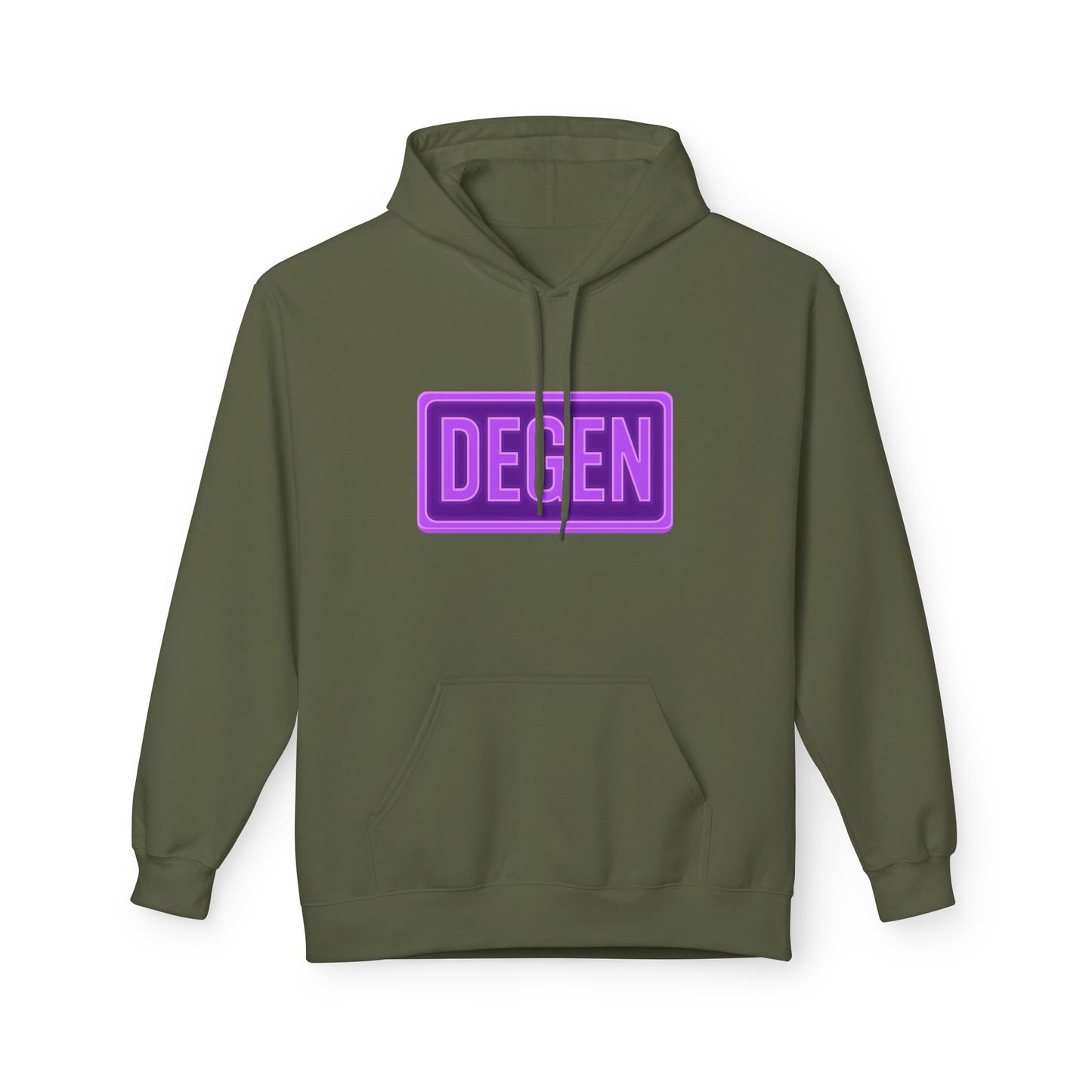 Degen Collection Vibrant Hoodie with 'DEGEN' Design for Cozy Vibes, Perfect for Casual Wear, Gifts, or Street Style