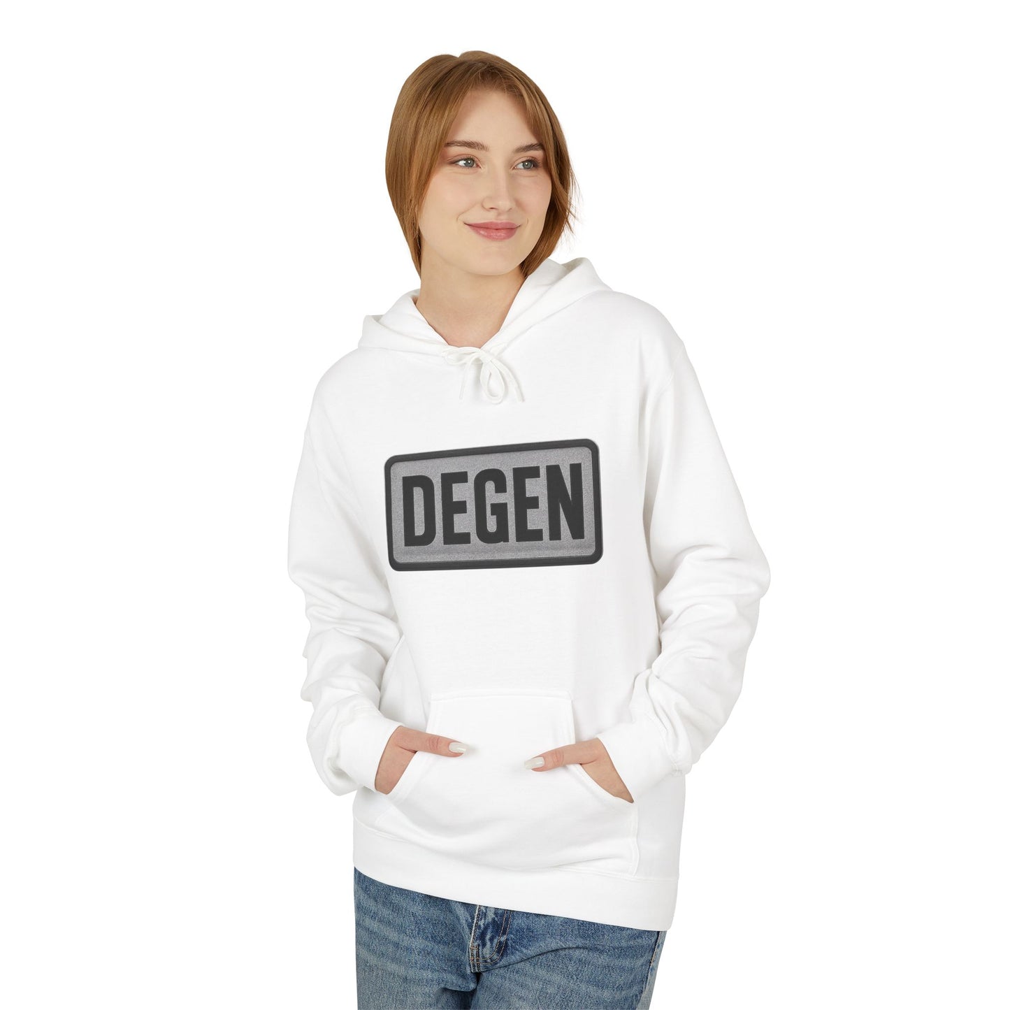 Degen Collection Stylish Unisex Fleece Hoodie - Cozy Gift for Every Occasion, Casualwear, Everyday Hoodie, Fall/Winter Essential, Trendy Layering Piece