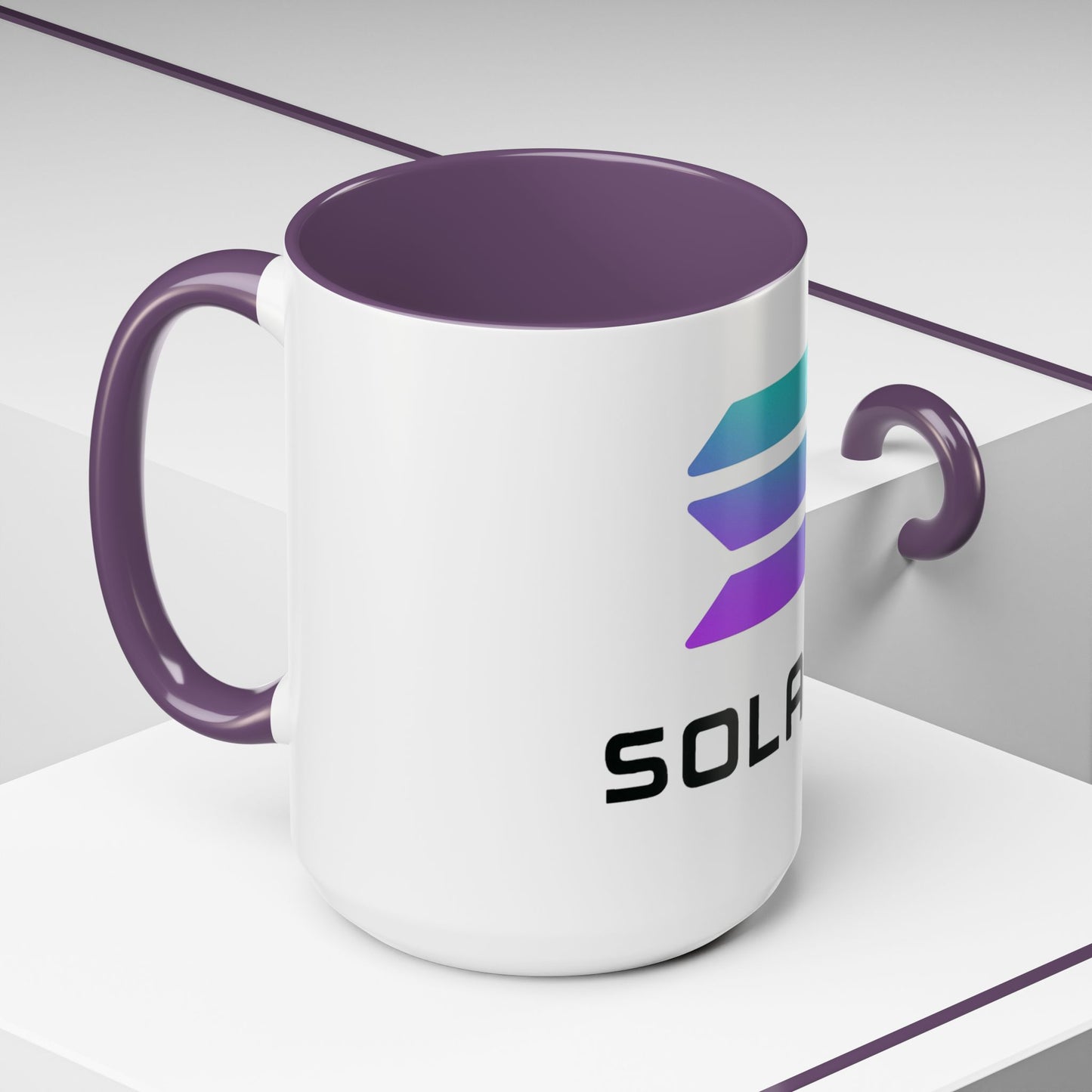 Solana Accent Coffee Mug - Perfect for Crypto Lovers, Stylish Drinkware, Gift for Tech Enthusiasts, Unique Office Accessories, Modern [...]