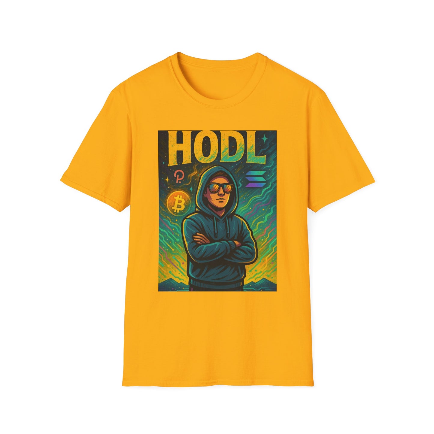 Unisex Crypto-HODL T-Shirt, Bitcoin Merch, Gift for Crypto Enthusiasts, Trendy Graphic Tee, Cool Crypto Apparel