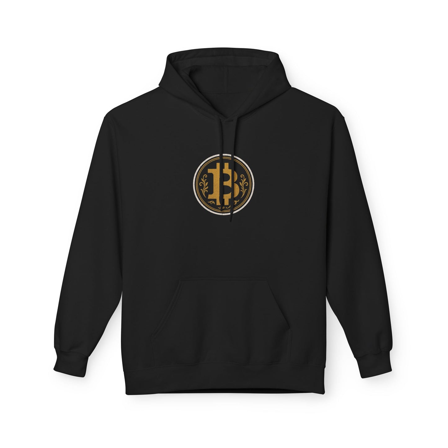 Bitcoin Logo Softstyle Hoodie | Unisex Fleece, Cryptocurrency Apparel, Trendy Streetwear, Cozy Hoodie, Gift for Tech Lovers