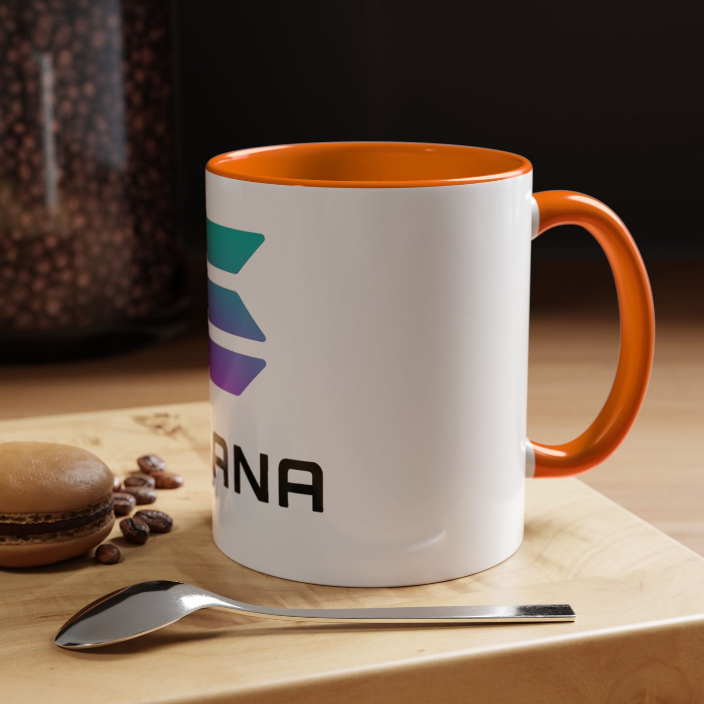Solana Accent Coffee Mug - Perfect for Crypto Lovers, Stylish Drinkware, Gift for Tech Enthusiasts, Unique Office Accessories, Modern [...]