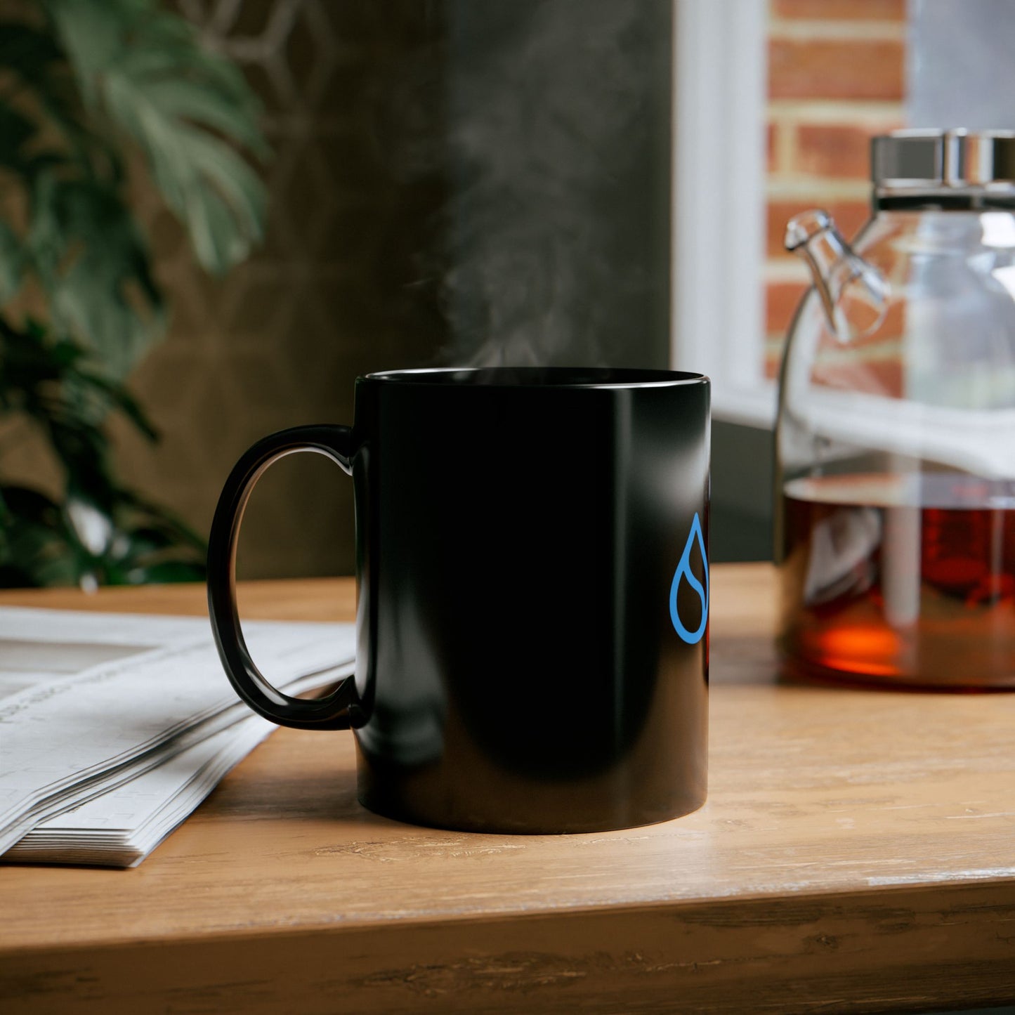 SUI Black Ceramic Mug with 'Sui' Logo - Perfect Gift for Coffee Lovers, Tea Drinkers, Office Use, Birthdays, Housewarming