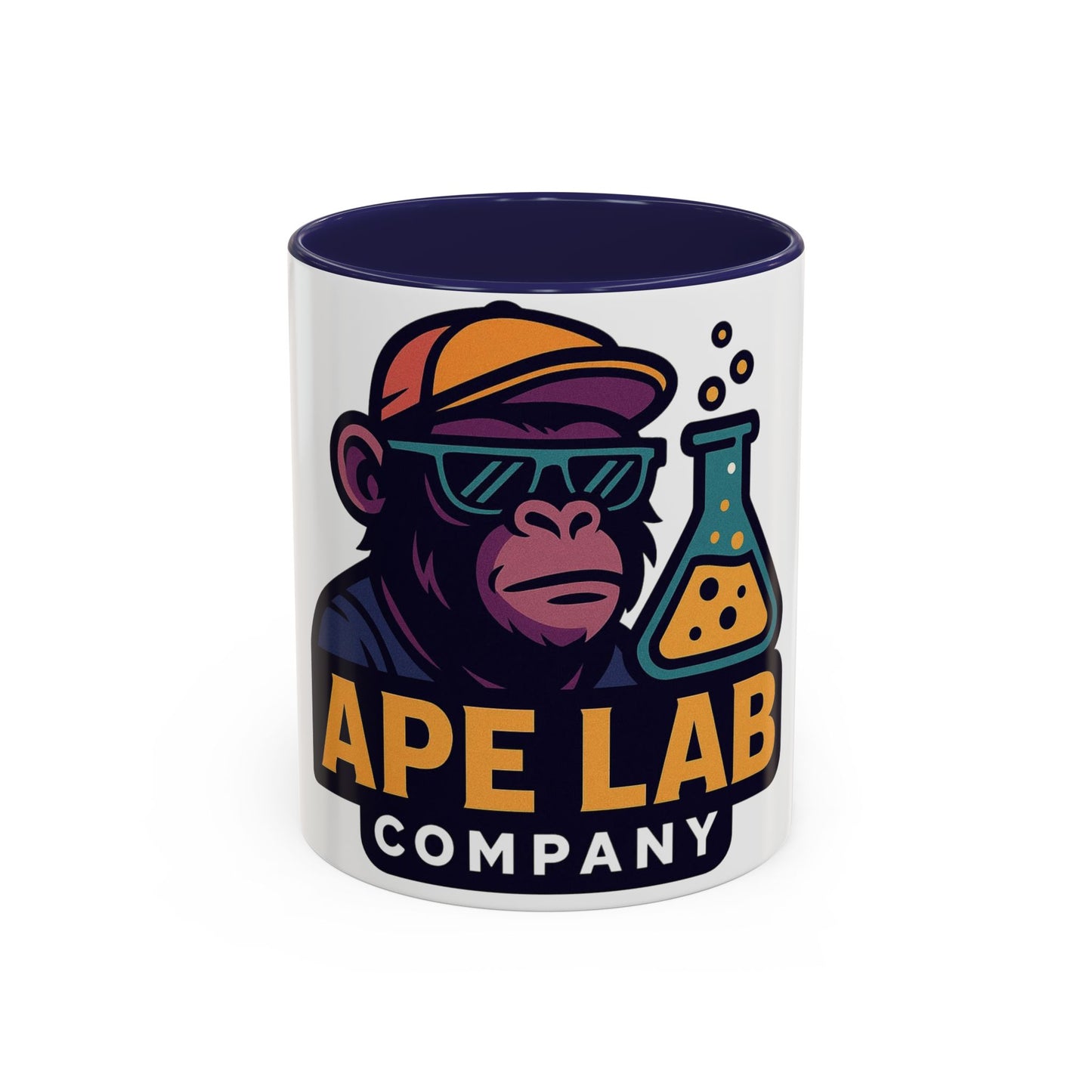 Ape Lab Company Accent Coffee Mug - Unique Gift for Coffee Lovers, Perfect for Scientists, Funny Office Mug, Lab Themed Drinkware, [...]