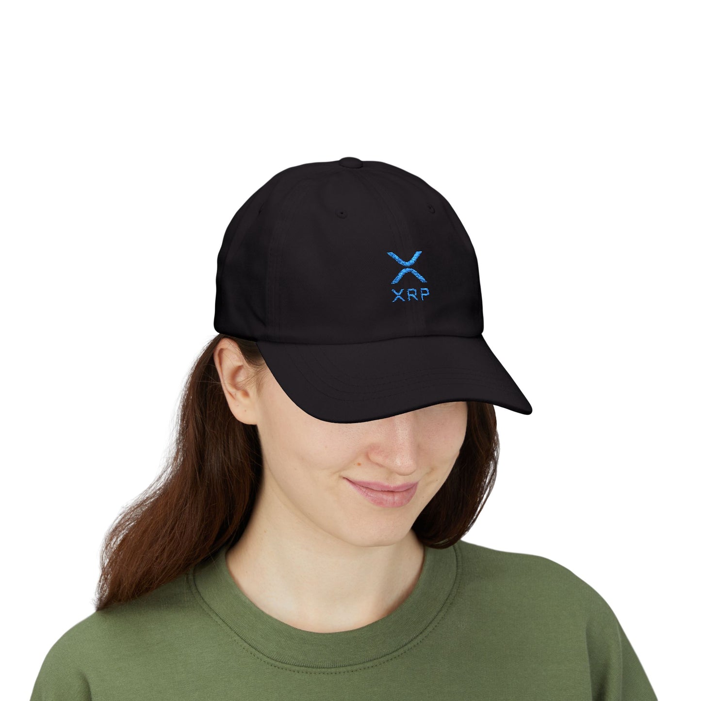 XRP Classic Dad Cap, Adjustable Baseball Hat for Men, Trendy Accessory for Crypto Lovers, Gift for Father's Day, Casual Outdoor Wear