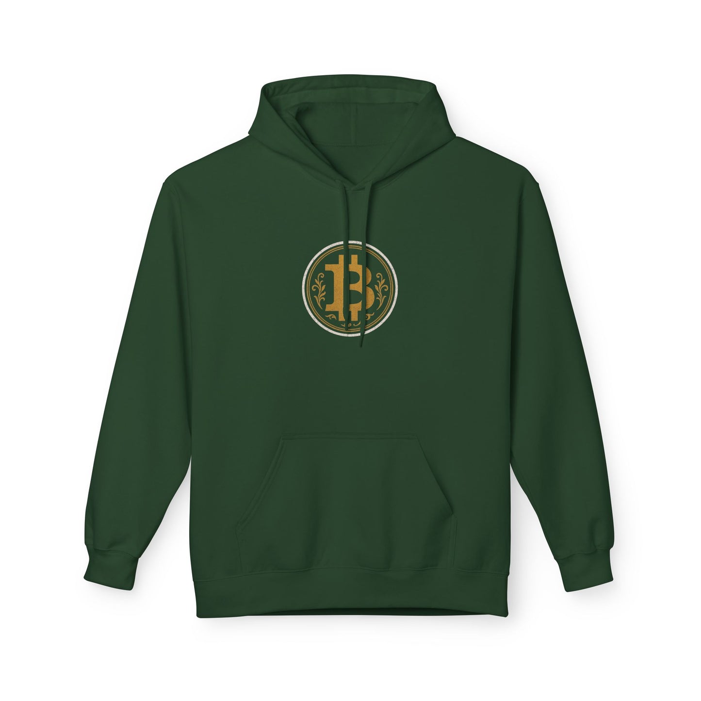 Bitcoin Logo Softstyle Hoodie | Unisex Fleece, Cryptocurrency Apparel, Trendy Streetwear, Cozy Hoodie, Gift for Tech Lovers