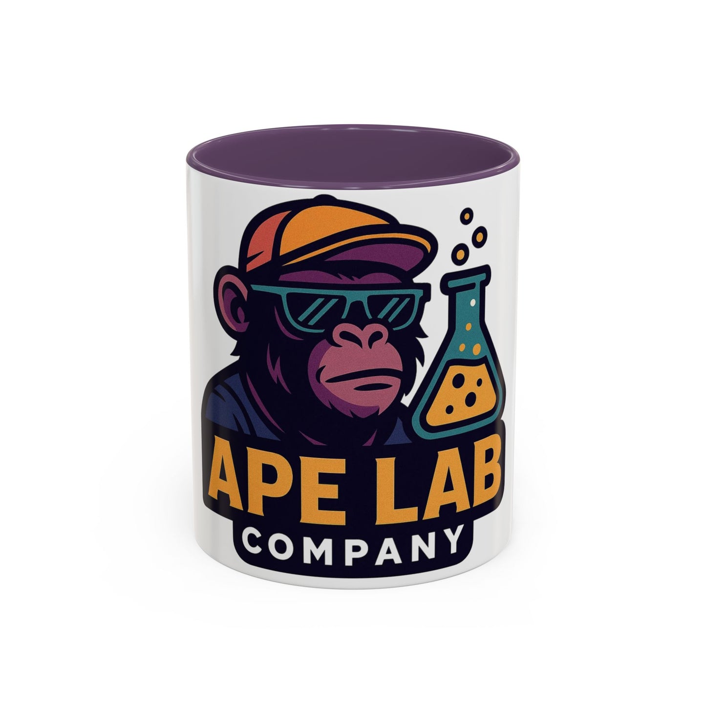 Ape Lab Company Accent Coffee Mug - Unique Gift for Coffee Lovers, Perfect for Scientists, Funny Office Mug, Lab Themed Drinkware, [...]