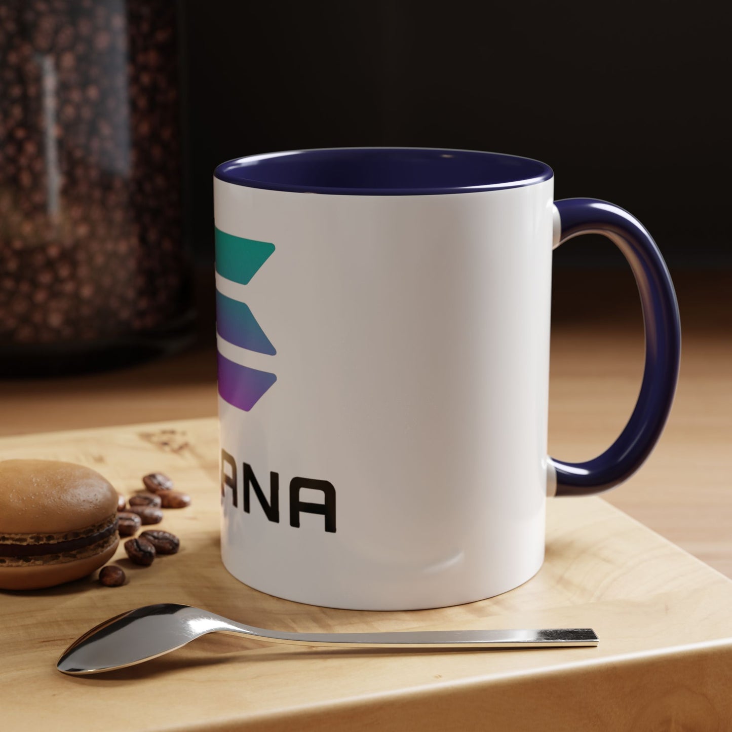 Solana Accent Coffee Mug - Perfect for Crypto Lovers, Stylish Drinkware, Gift for Tech Enthusiasts, Unique Office Accessories, Modern [...]