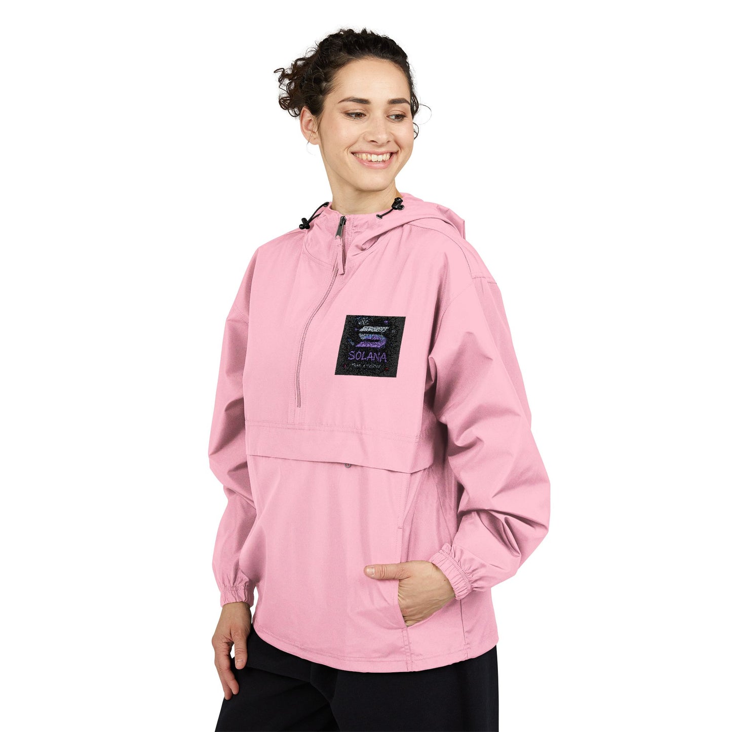 Solana Vibrant Packable Anorak Jacket for Adventurers, Lightweight Rain Gear, Camp Gear, Travel Jacket, Festival Apparel