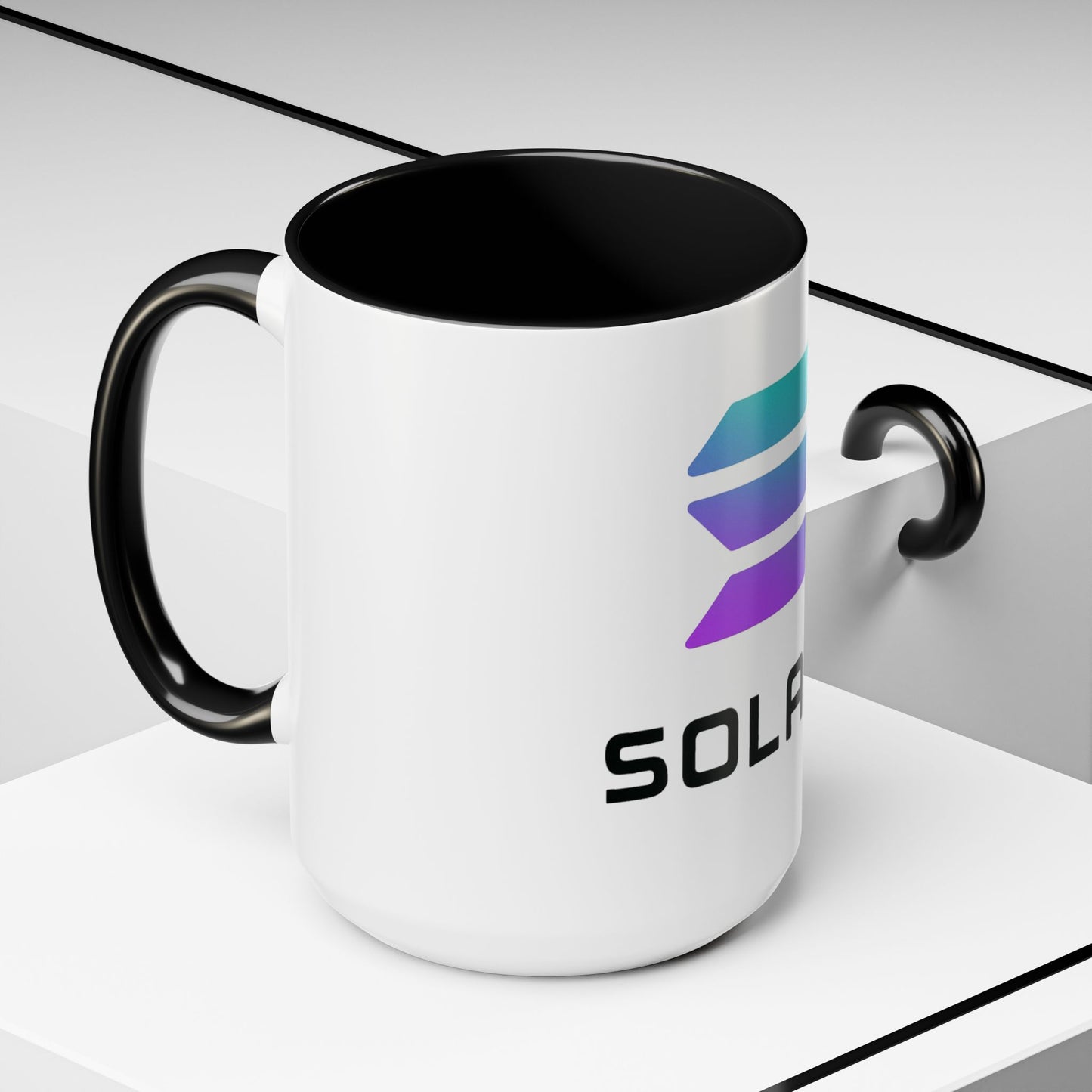 Solana Accent Coffee Mug - Perfect for Crypto Lovers, Stylish Drinkware, Gift for Tech Enthusiasts, Unique Office Accessories, Modern [...]