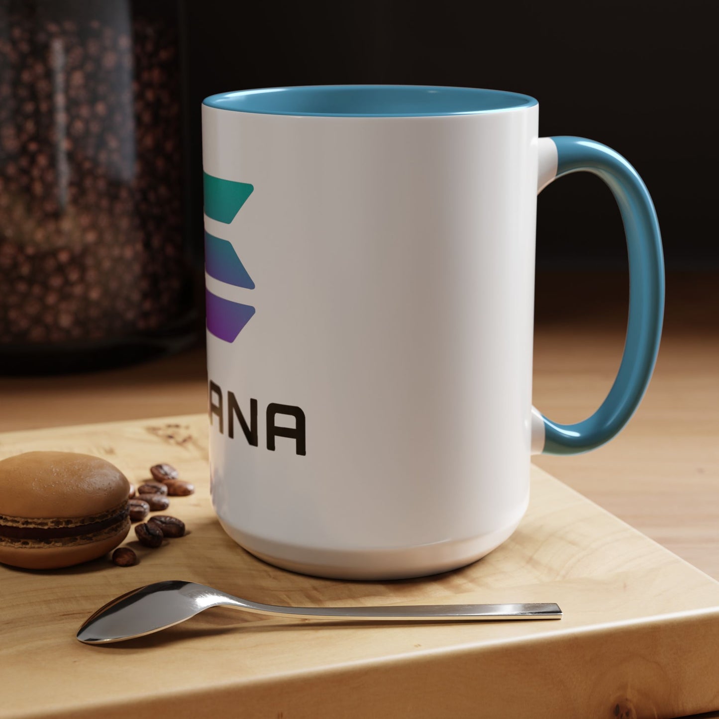 Solana Accent Coffee Mug - Perfect for Crypto Lovers, Stylish Drinkware, Gift for Tech Enthusiasts, Unique Office Accessories, Modern [...]
